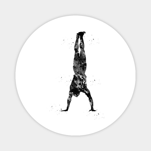 Handstand Magnet by erzebeth